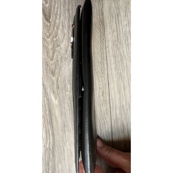 Gucci Black Long Bifold Wallet with Silver Belt Buckle - Picture 10 of 16